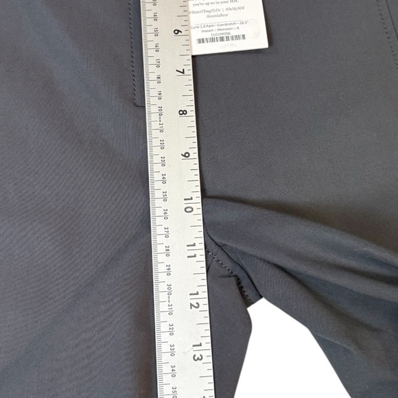 MM.LAFLUER Curie Pant 26.5" Inseam Monsoon Gray Women's Size 6 NWT - Picture 5 of 7